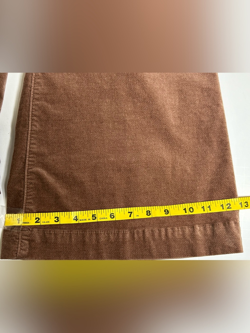 Anthropologie Pilcro Brown Pull-On Corduroy Wide Leg Retro Flare Pants - Picture 12 of 13